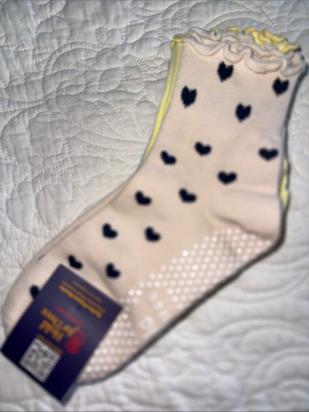 Hold for three Pilates socks